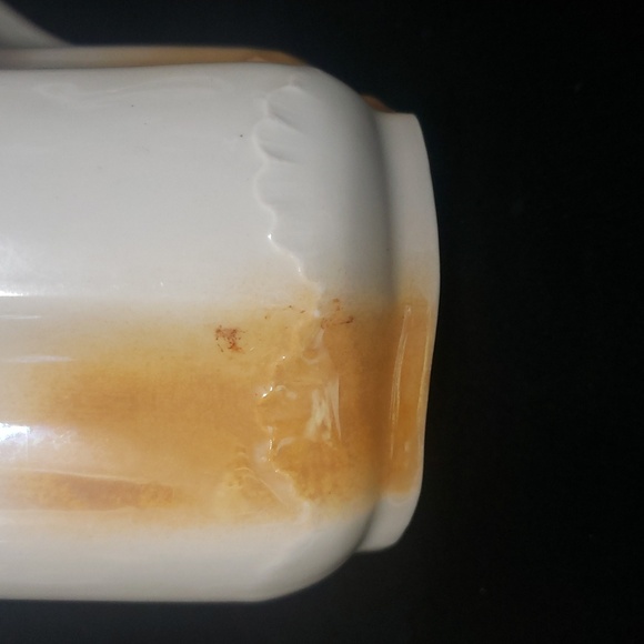 Vintage 1920s Bauhaus Ceramic Pitcher with Geometric Design - Picture 6 of 7